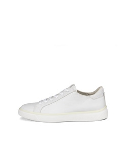 ECCO STREET TRAY MEN'S SPORTS CLASSIC SNEAKER - White - Outside