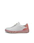 Zapatos golf de piel ECCO® Golf Tray para mujer - Blanco - Outside