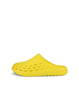 Women's ECCO® Cozmo Slide Slider - Yellow - Outside