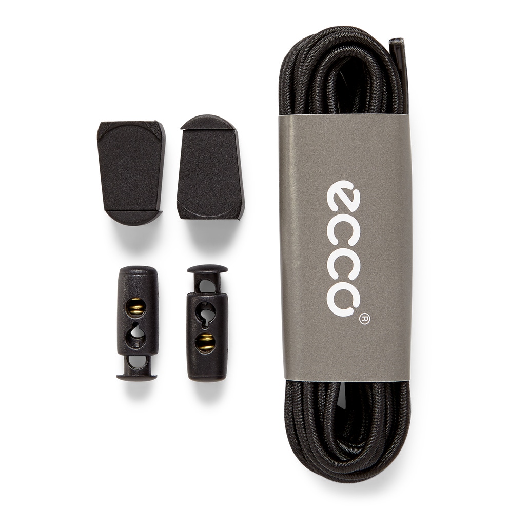 ECCO® Fast Lock Laces (120mm) - Black - Detail-1