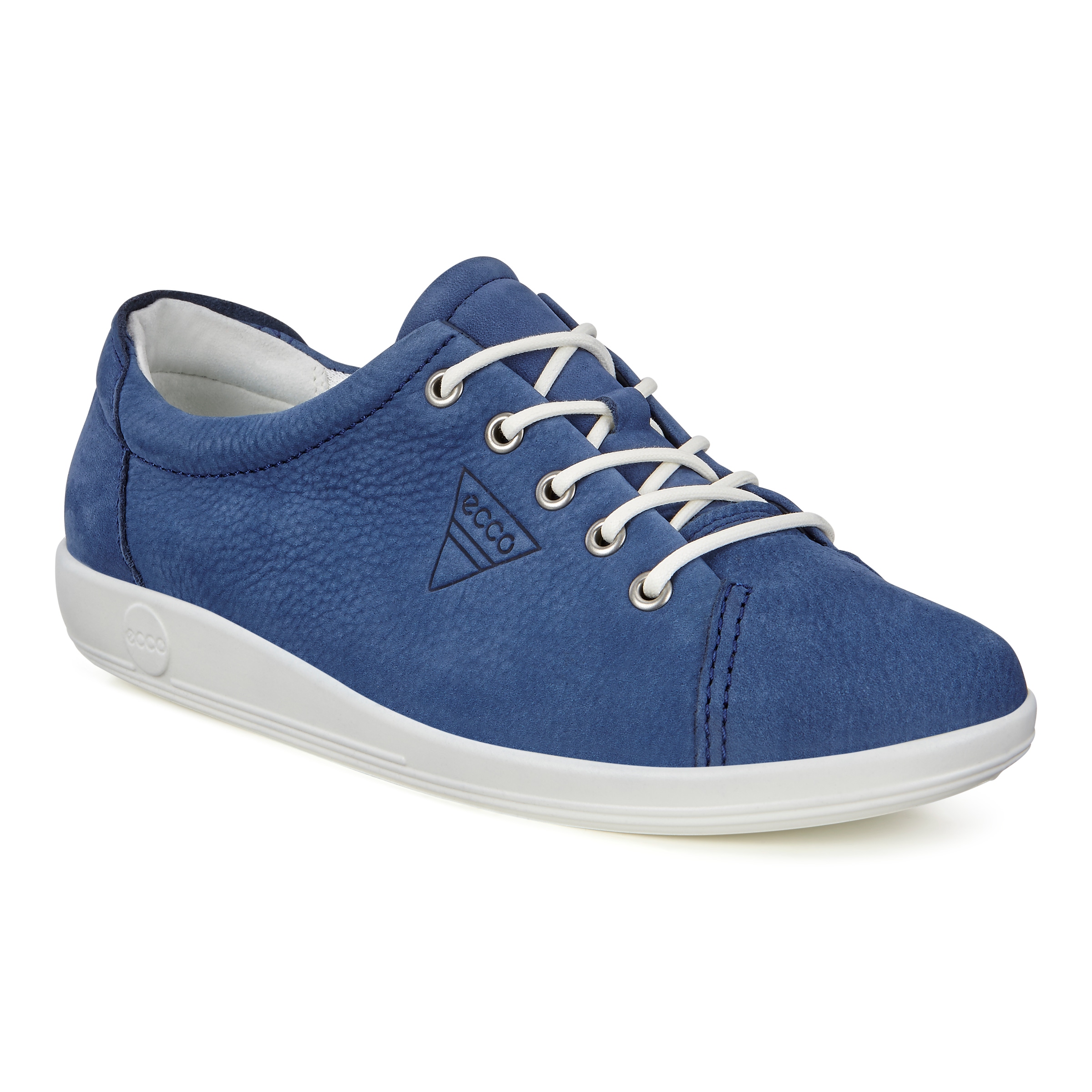 Women's ECCO® Soft 2.0 Nubuck Walking Shoe | Blue