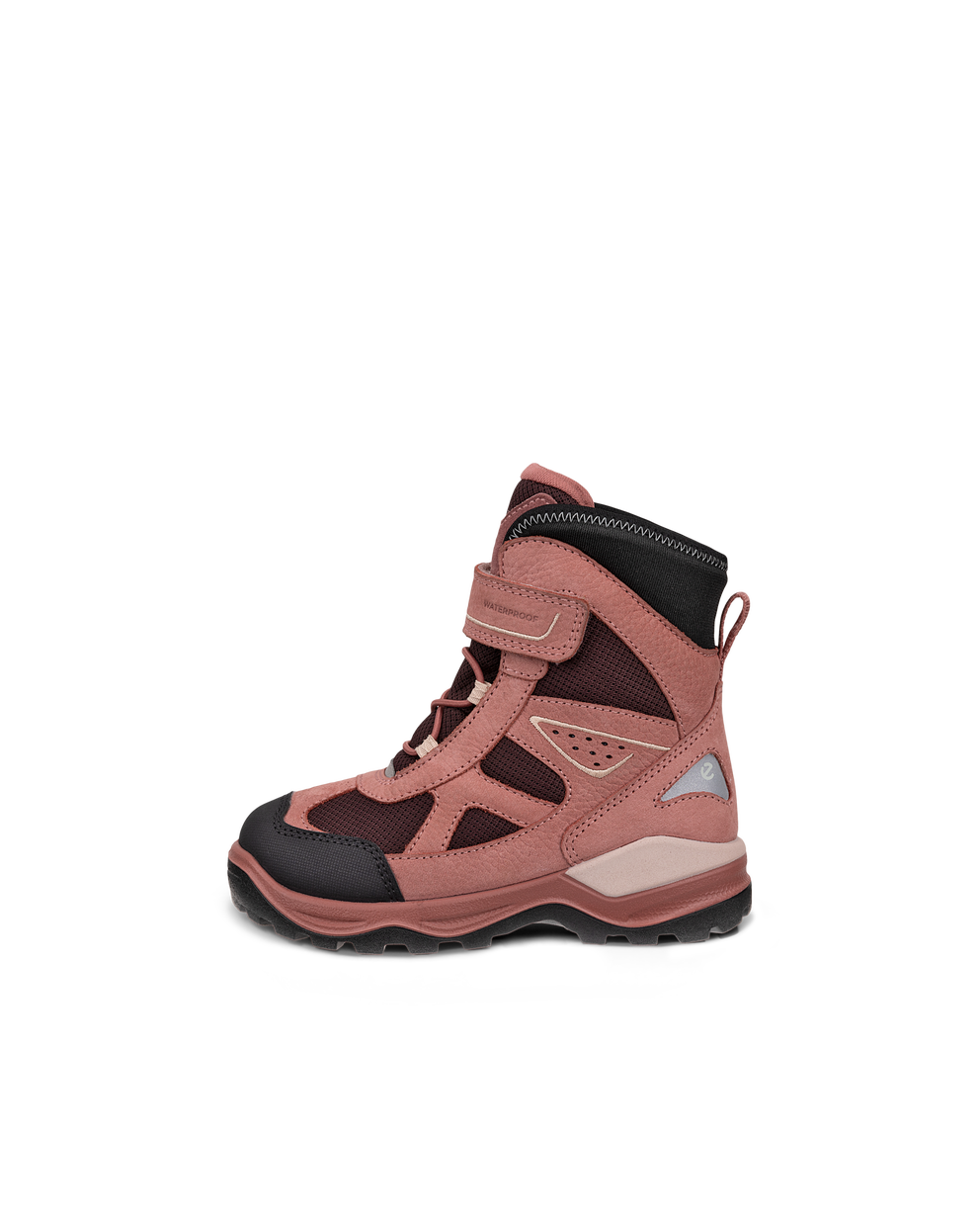 Botines de invierno impermeable de nobuk  ECCO® Snow Mountain para niño/a - Rojo - Outside