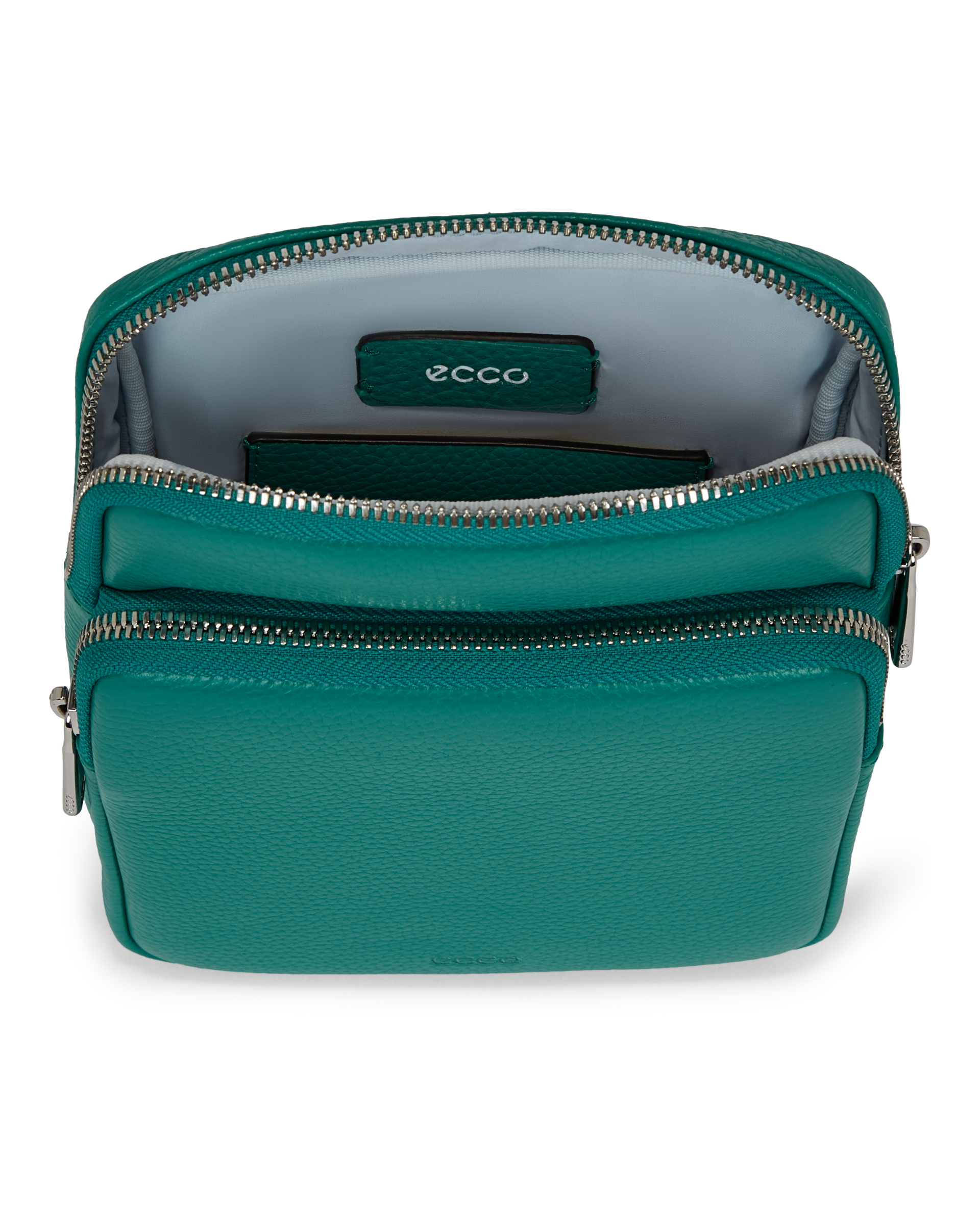 ECCO® Flat Pouch sac bandoulière cuir - Vert - Inside