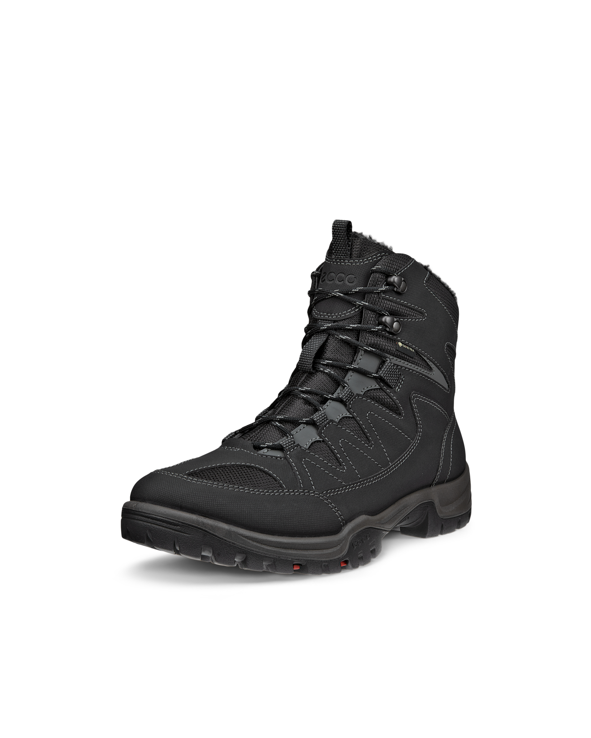 ECCO® Xpedition III chaussures de plein air mi-hautes en Gore-Tex pour homme - Noir - Main