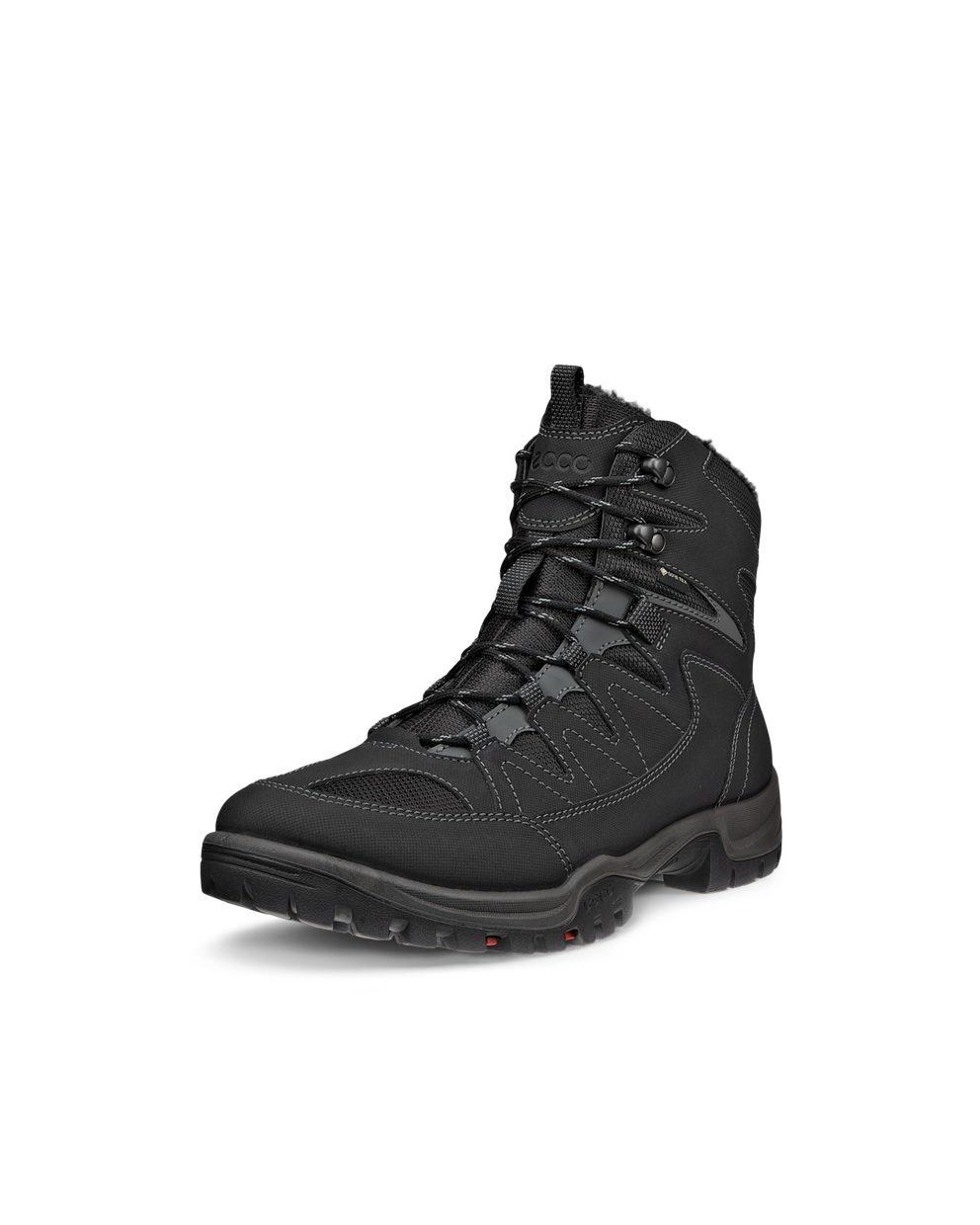 ECCO® Xpedition III chaussures de plein air mi-hautes en Gore-Tex pour homme - Noir - Main