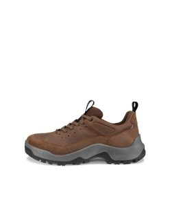 Men's ECCO® Offroad Suede Outdoor Shoe - Brown - Outside