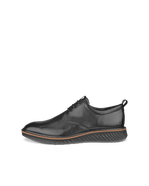 Zapatos Derby de piel ECCO® ST.1 Hybrid para hombre - Marrón - Outside