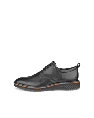 Zapatos Derby de piel ECCO® ST.1 Hybrid para hombre - Negro - Outside