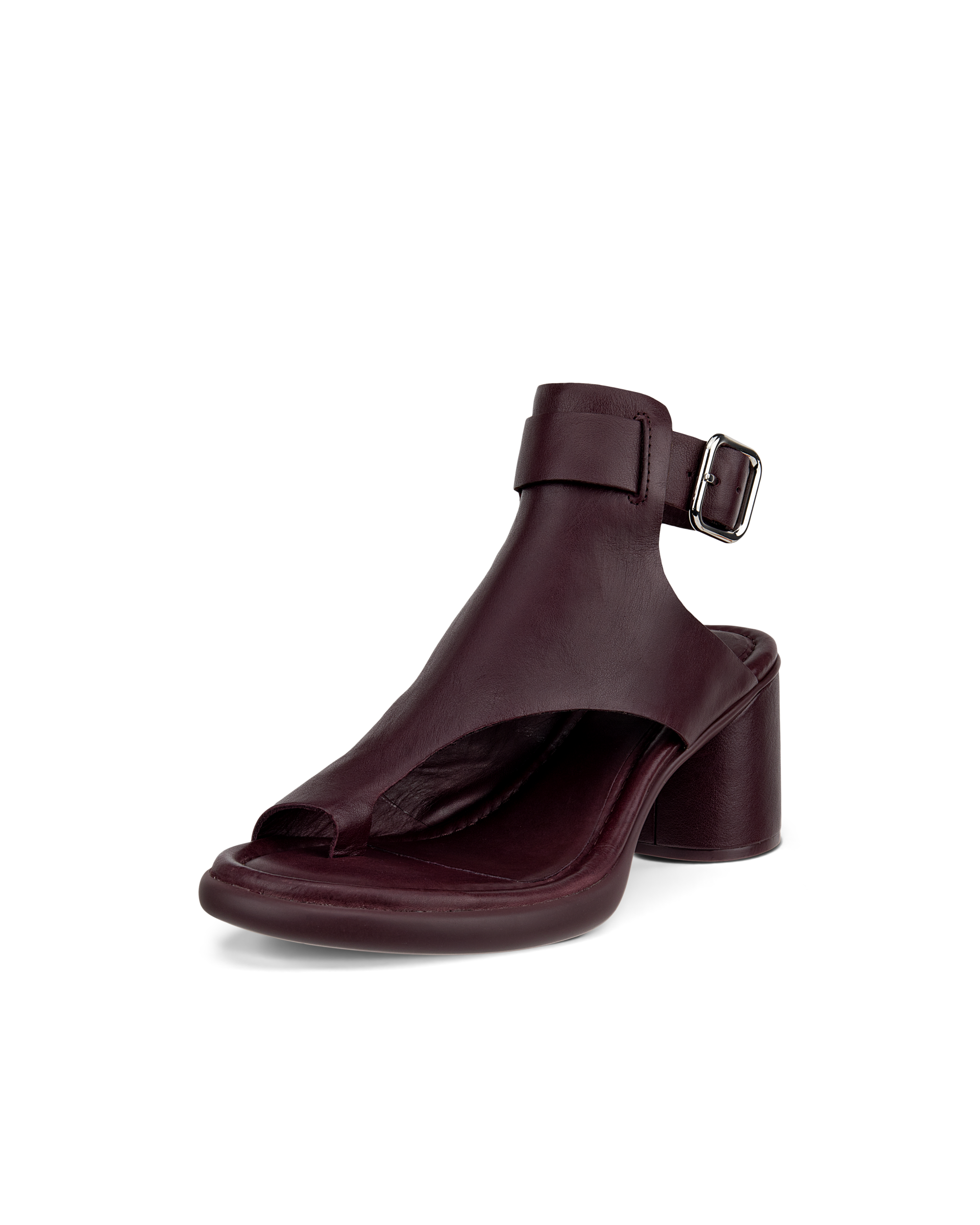 여성용 ECCO® Sculpted Sandal LX 55 가죽 힐 샌들 - Purple - Main