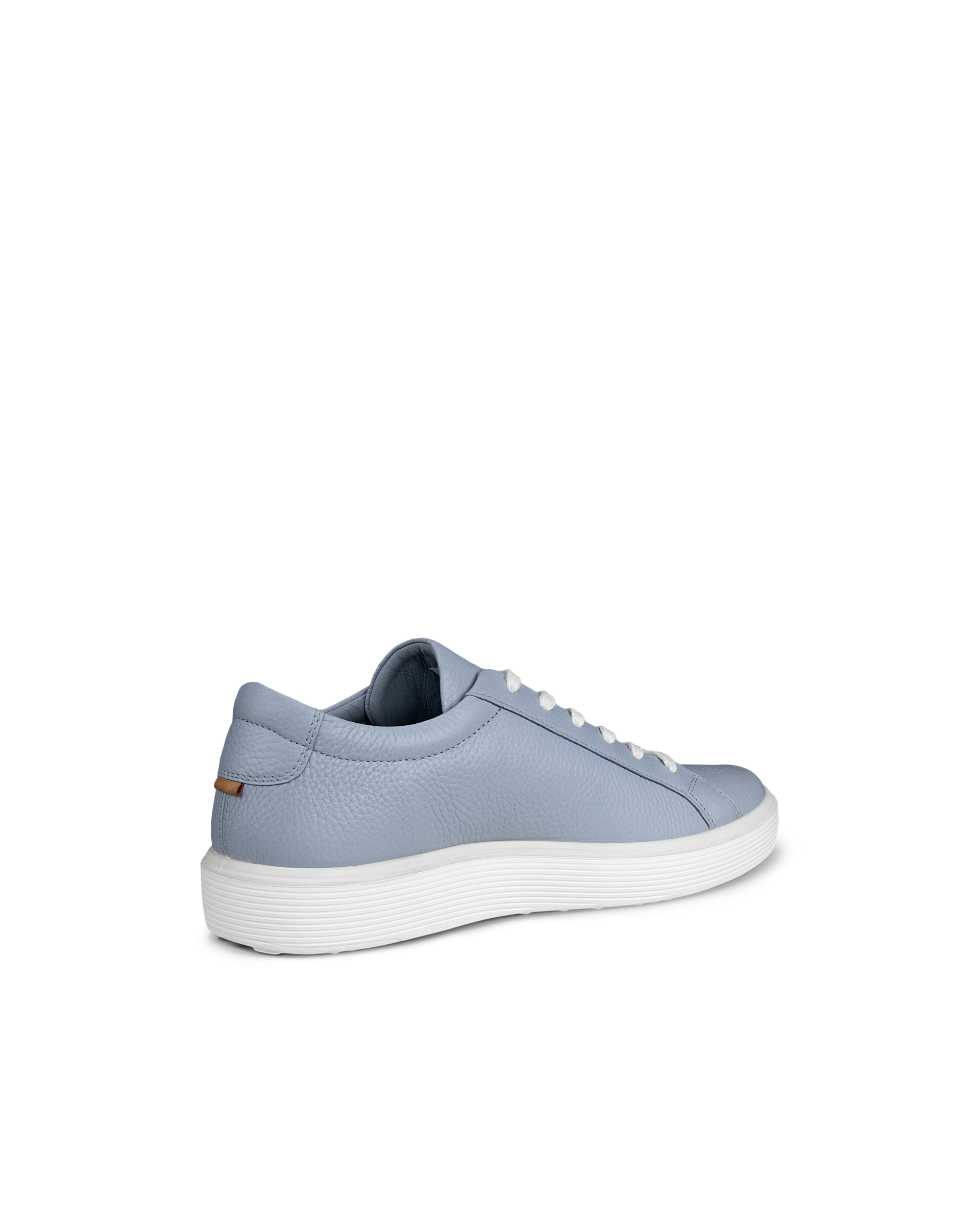 ECCO® Soft 60 baskets en cuir pour homme - Bleu - Back