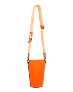 ECCO® Pot Pebbled Pop Leather Crossbody Bag - Orange - Main