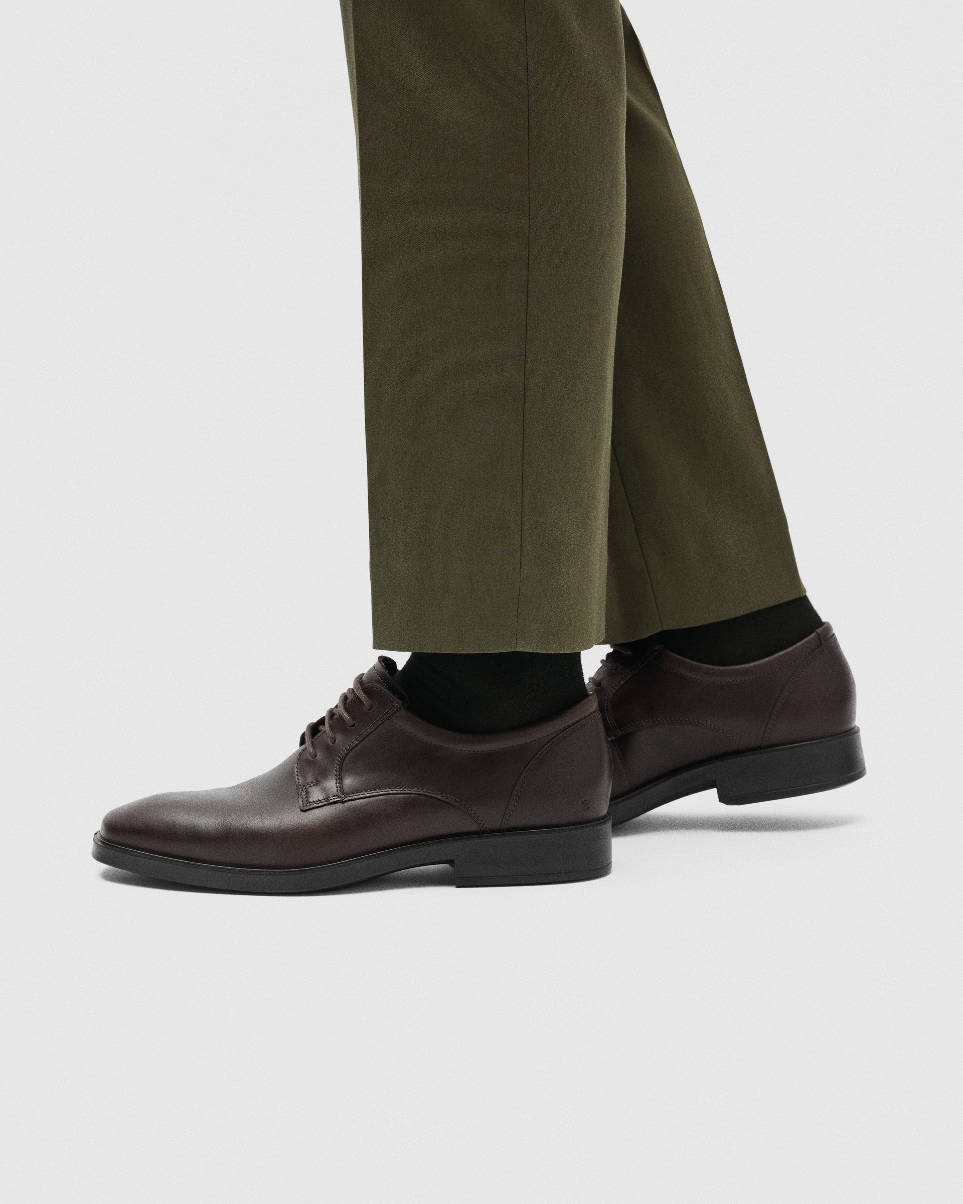 Zapatos Derby de piel ECCO® Metropole Milan para hombre - Marrón - Lifestyle image-1