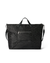 ECCO® Weekender Jacquard Wave Leather Tote Bag - Black - Back