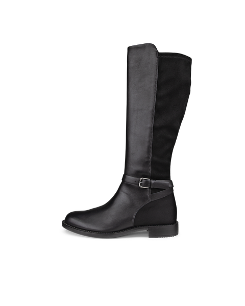 Women's ECCO® Sartorelle 25 Leather High-Cut Boot | Black
