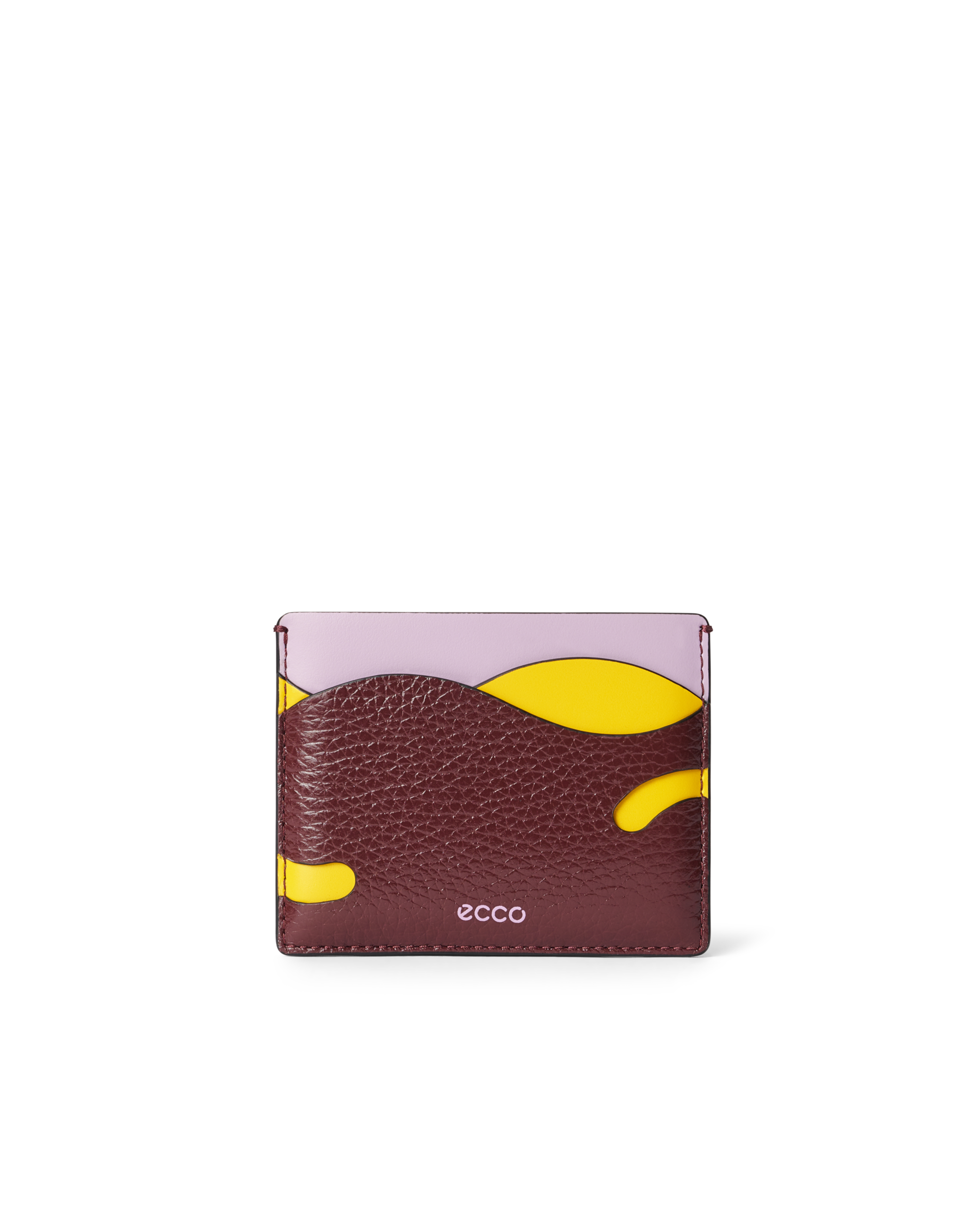 ECCO® E Wave PoP étui pour cartes en cuir - Rouge - Main