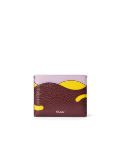 ECCO® E Wave PoP étui pour cartes en cuir - Rouge - Main