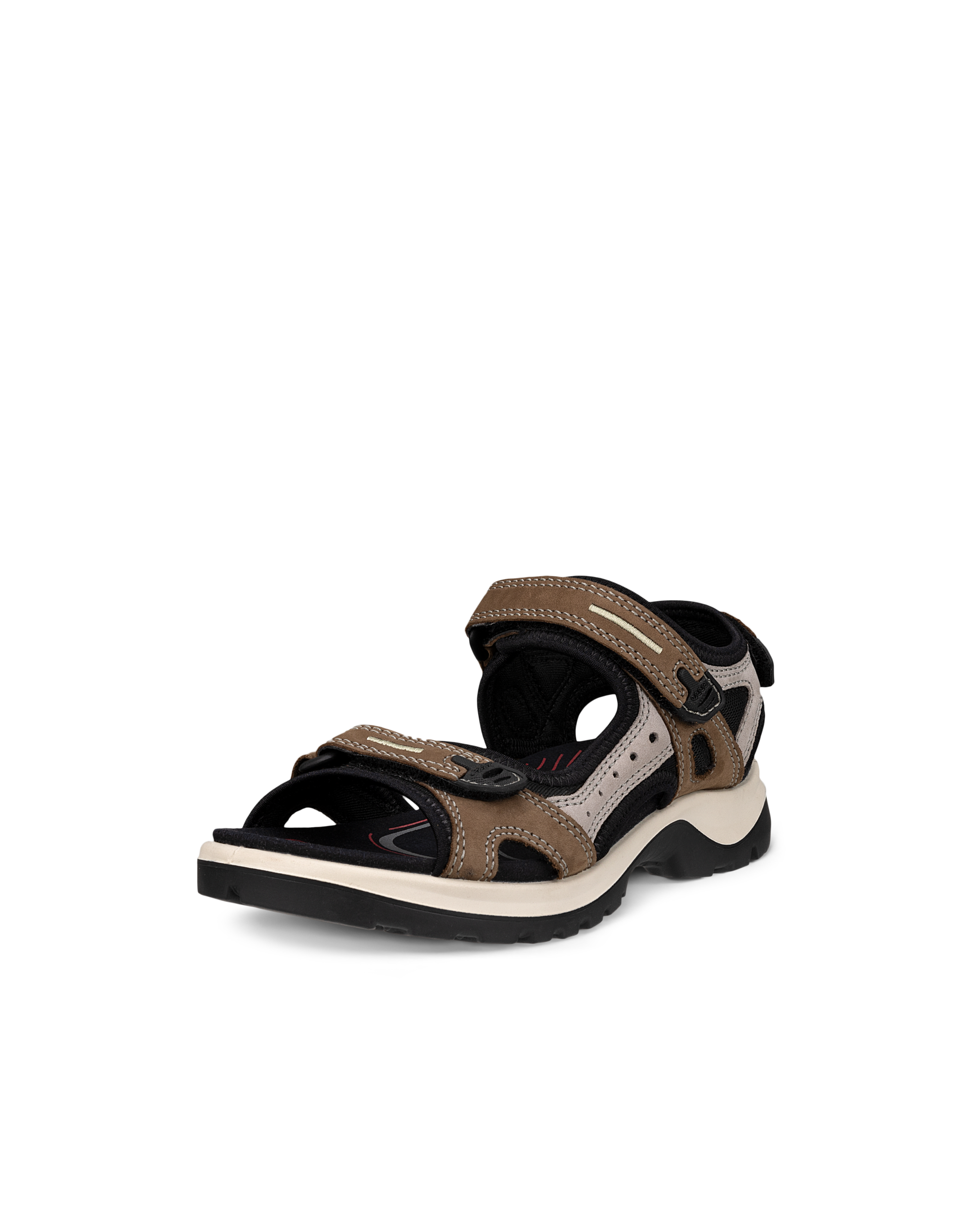 Women's ECCO® Offroad Nubuck Hiking Sandal - Brown - Main