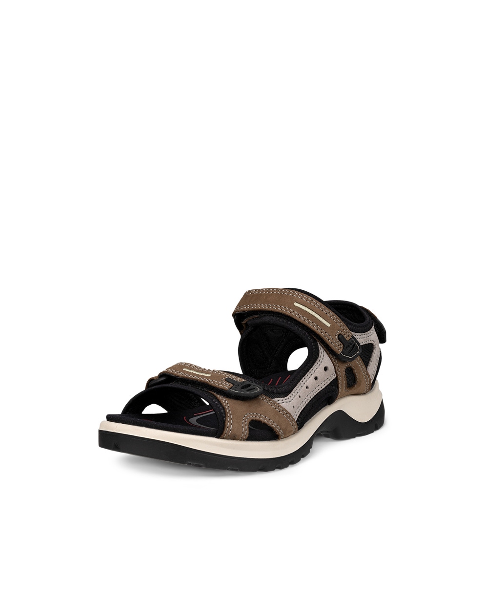 Women's ECCO® Offroad Nubuck Hiking Sandal - Brown - Main