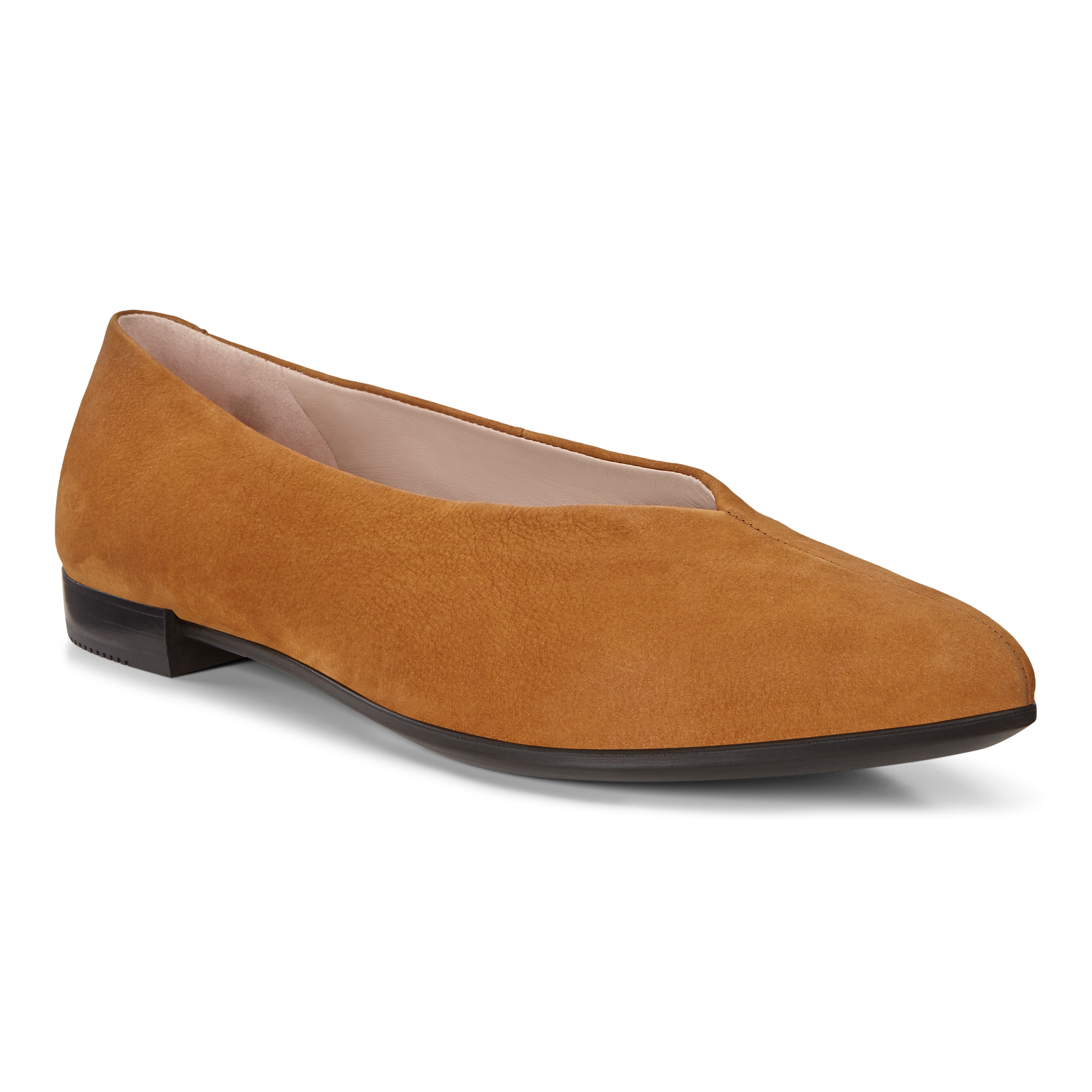 ECCO Women Shape Pointy Ballerina - Brown - Main