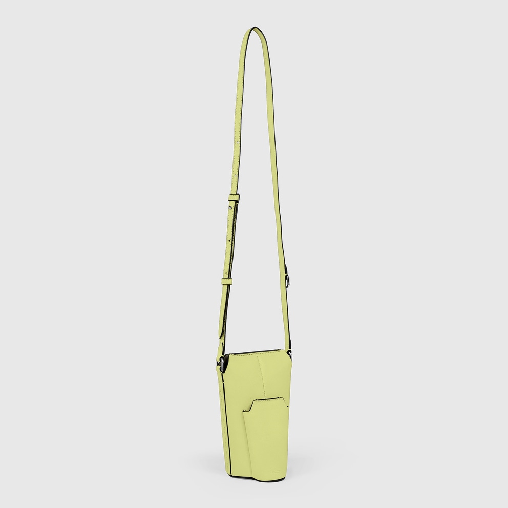 ECCO® Pot Double Leather Crossbody Bag - Yellow - Main