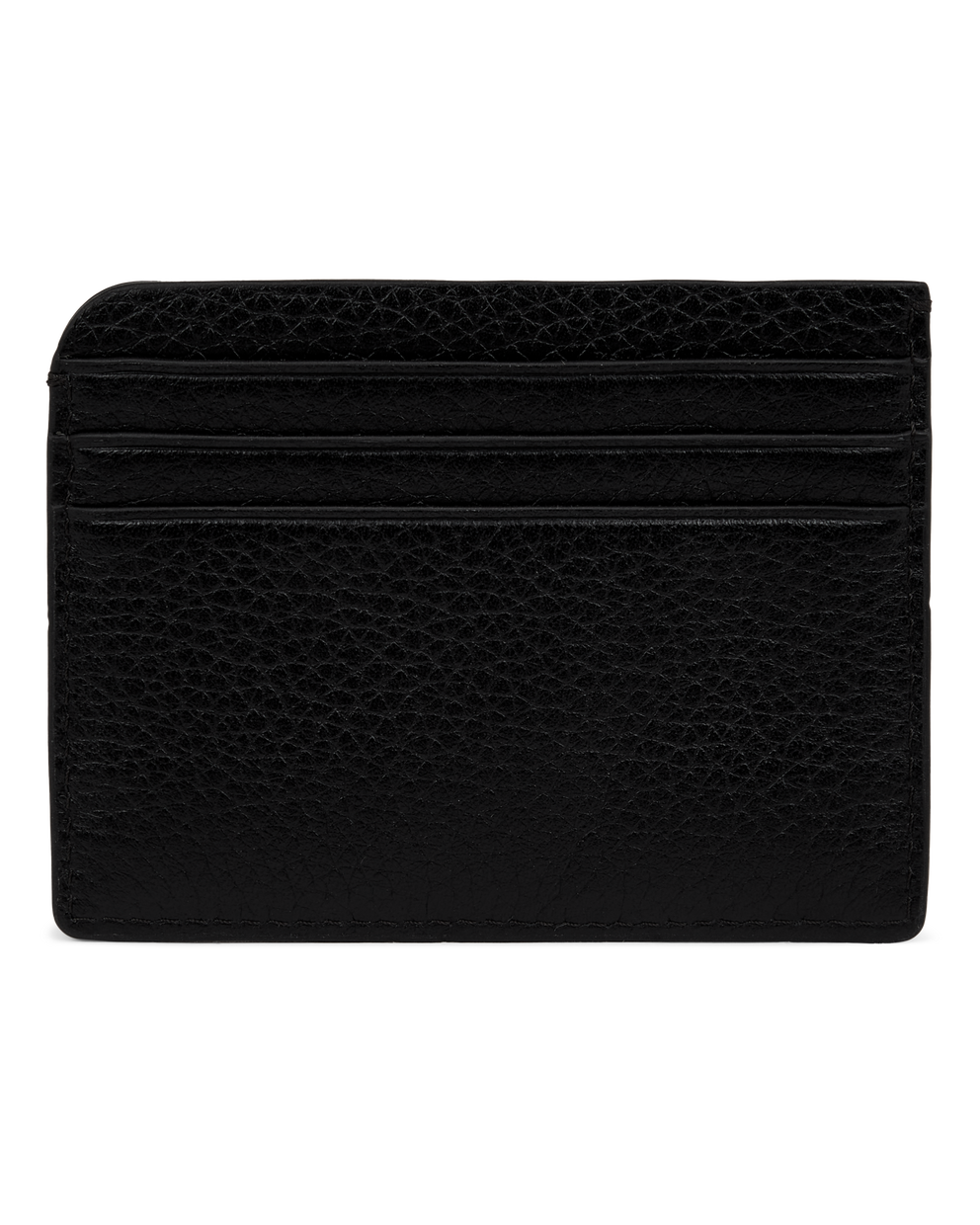 ECCO® Formal Leather Card Case - Black - Back