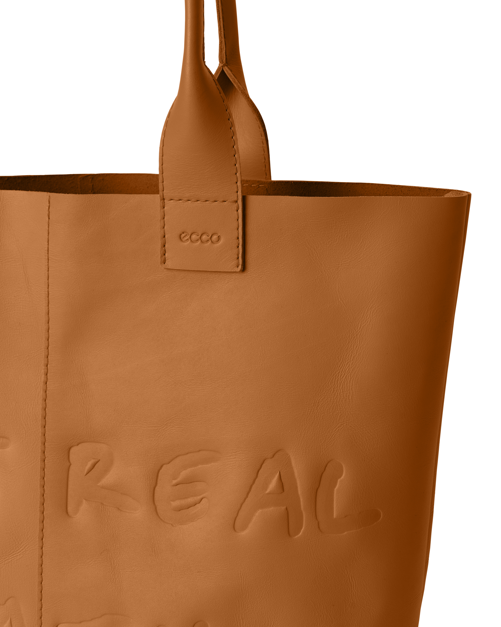 ECCO® Tote Real Leather Tote Bag | Brown