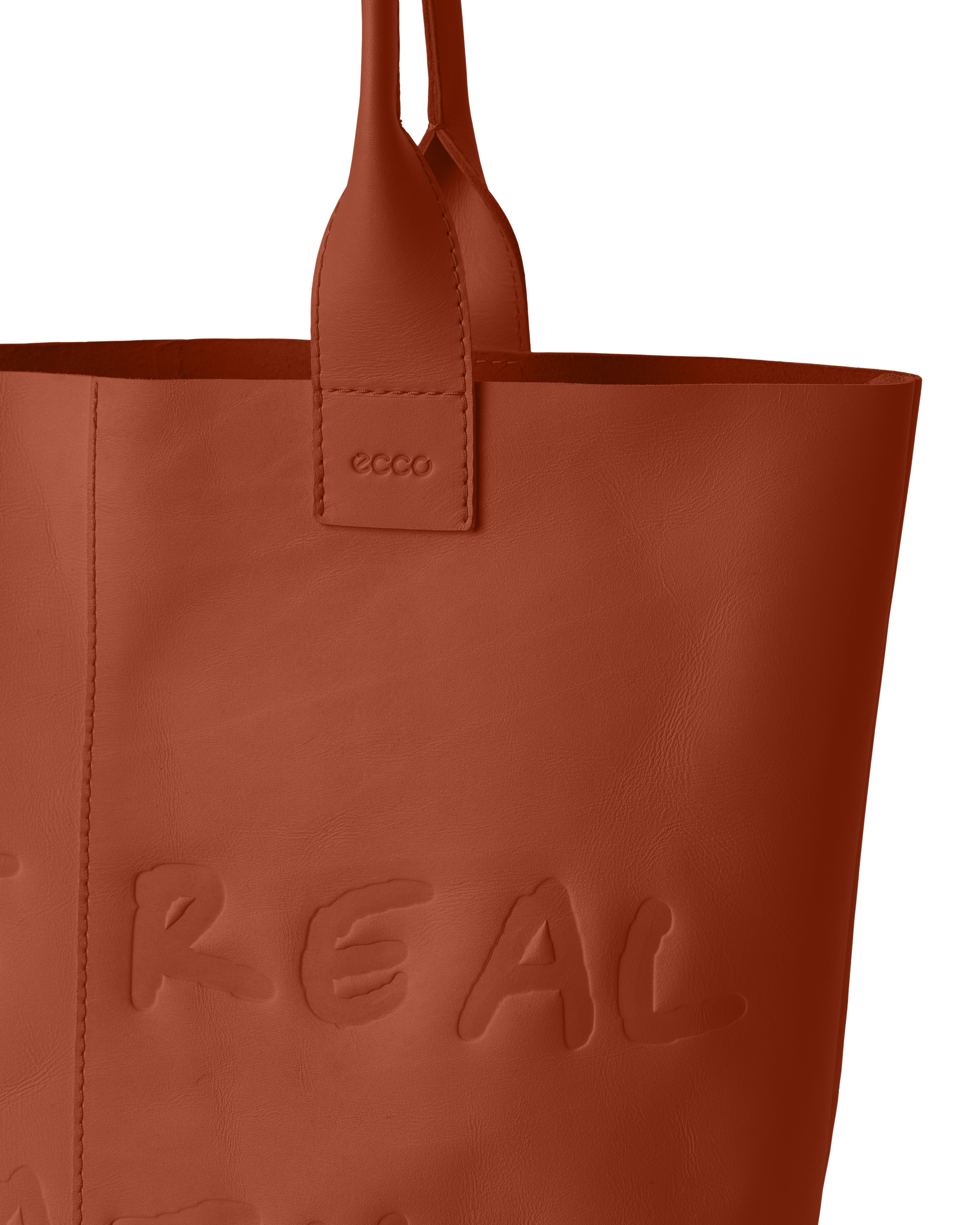 ECCO® Tote sac cabas cuir - Brun - Detail-2