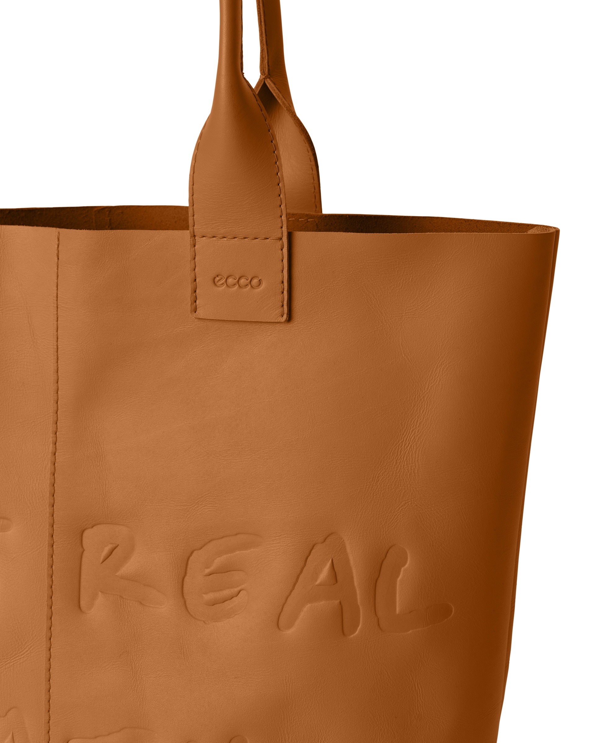 ECCO® Tote sac cabas cuir - Brun - Detail-2