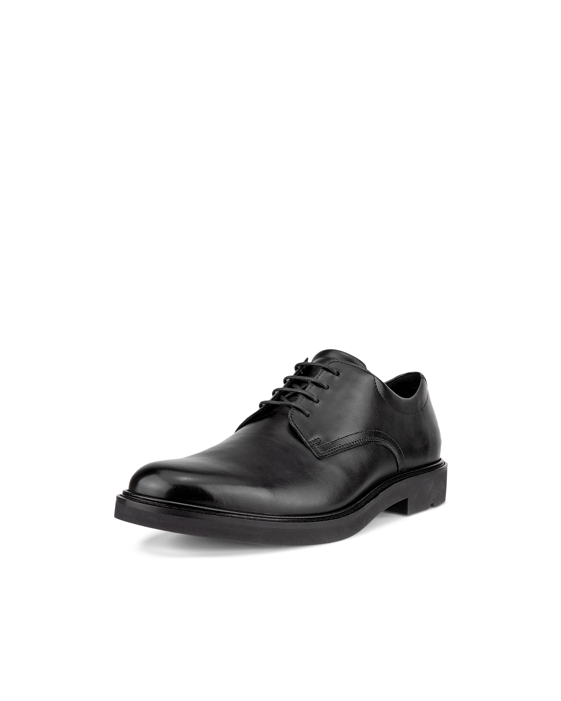 Men's ECCO® Metropole London Leather Derby Shoe - Black - Main