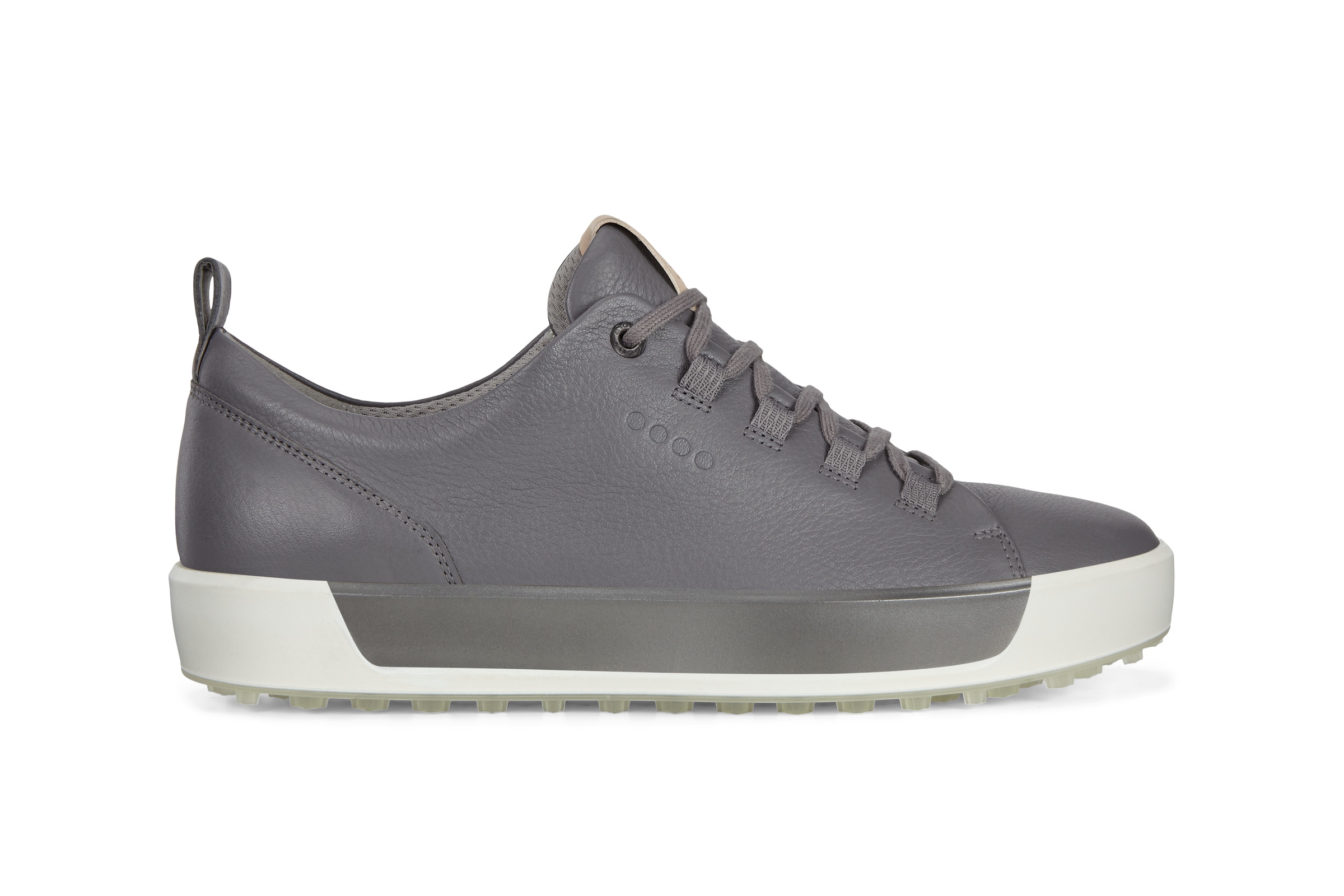 ECCO Golf Soft Men's Golf Shoe - Grey - Outside