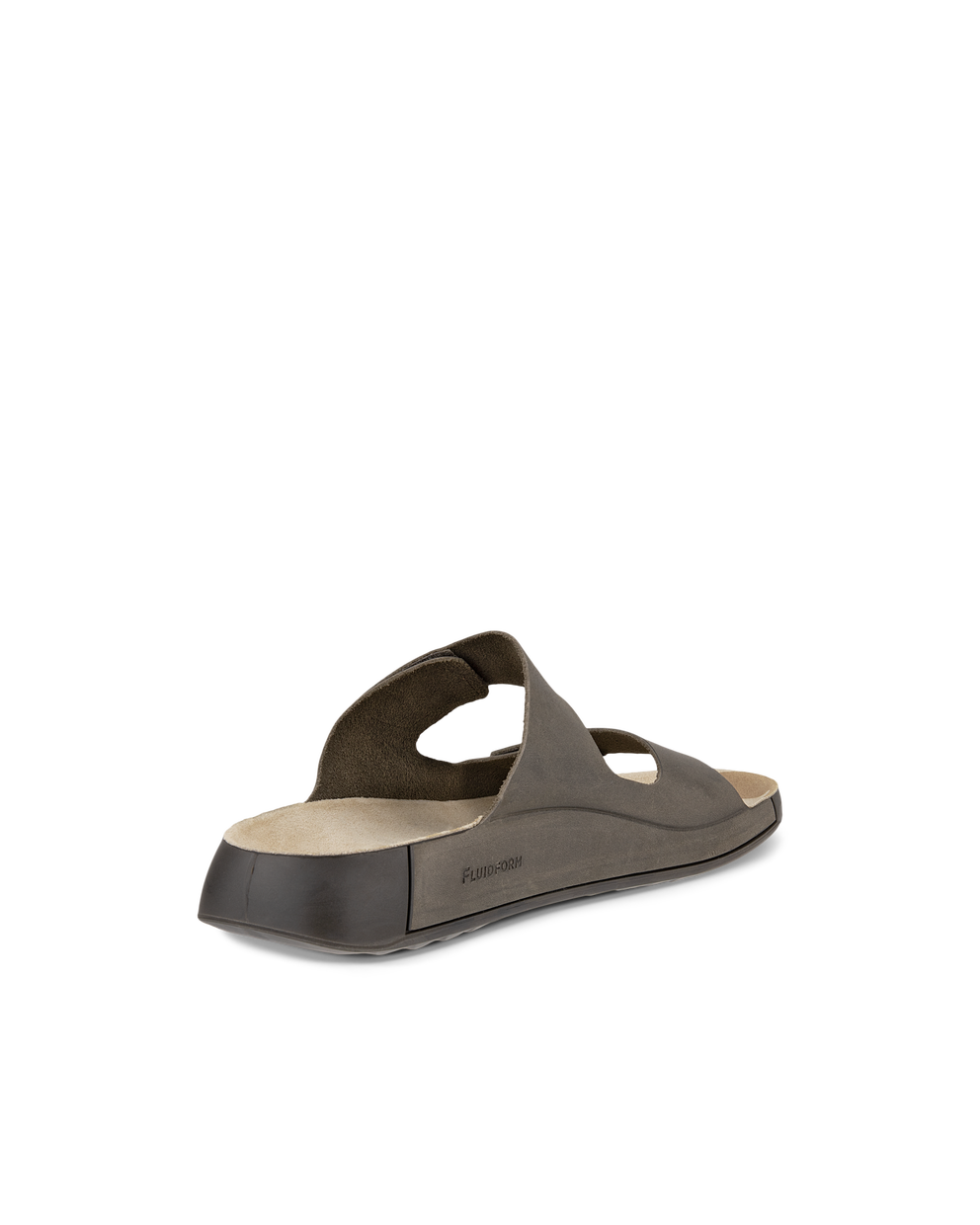 ECCO Cozmo Men's Slide Sandal - Brown - Back