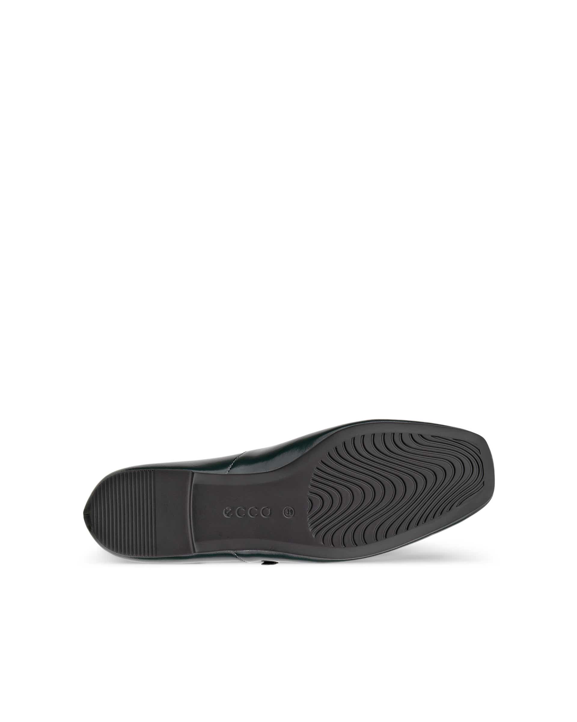 Sabrinas couro mulher ECCO® MARGOT - Verde - Sole