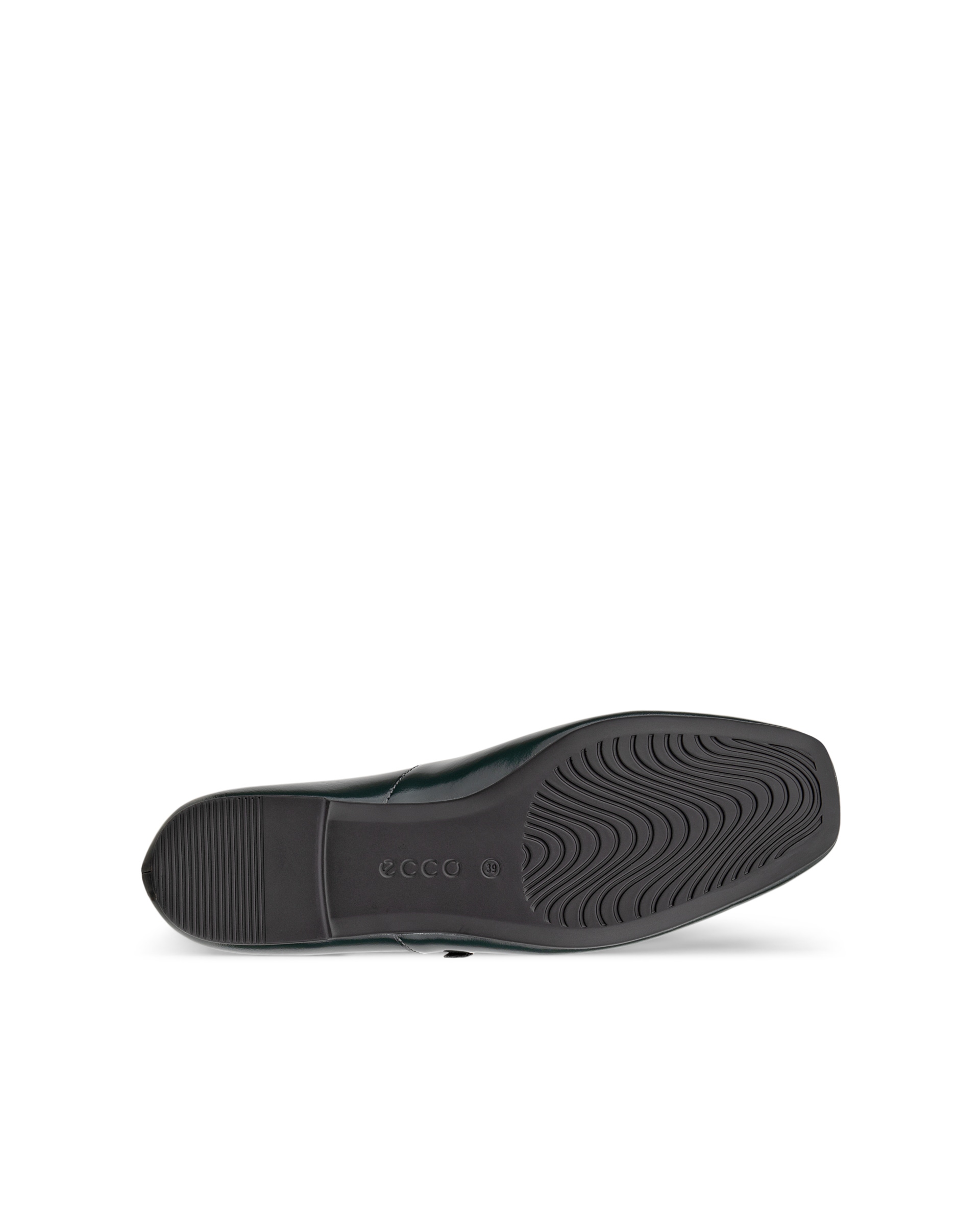 Sabrinas couro mulher ECCO® MARGOT - Verde - Sole