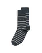 ECCO CLASSIC STRIPE MEN'S MID-CUT SOCK - Grey - Main