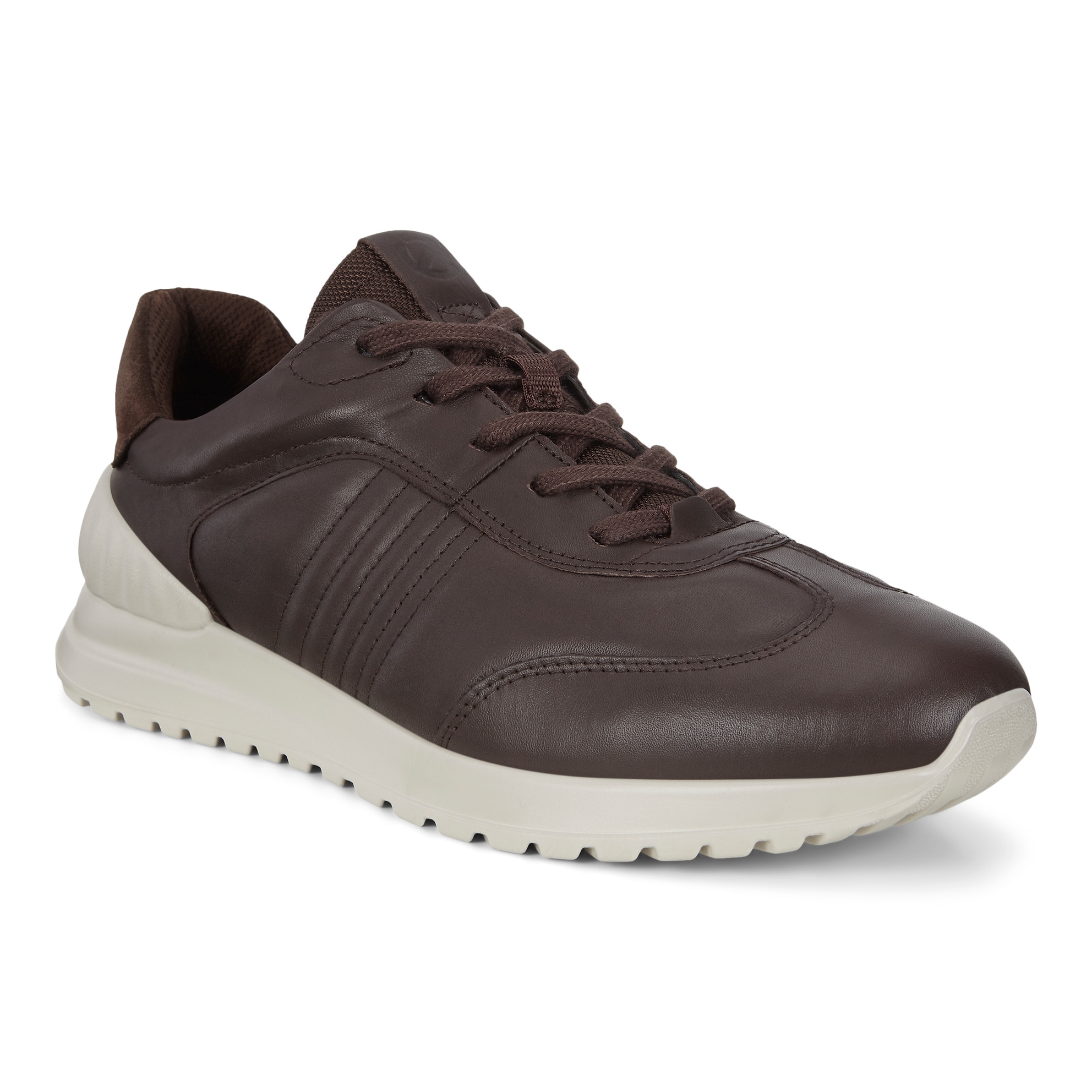 Men's ECCO® Astir Lite Leather Sneaker - Brown - Main