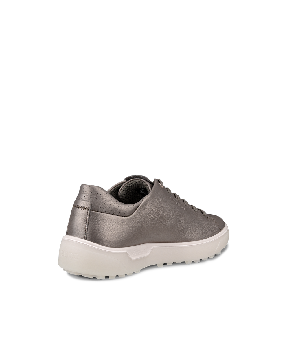 Women's ECCO® Golf Tray Leather Shoe - Metallics - Back