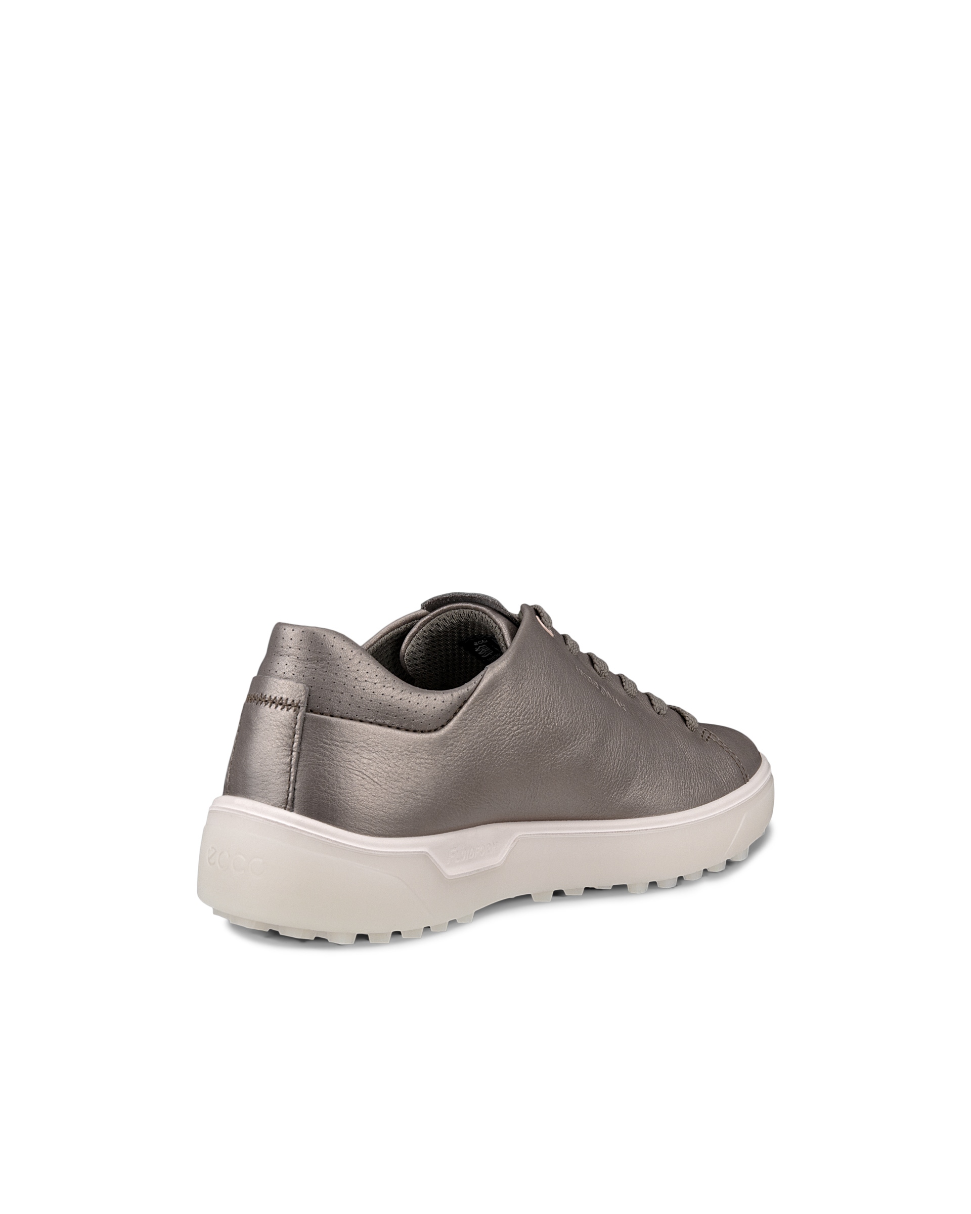 Women's ECCO® Golf Tray Leather Shoe - Metallics - Back