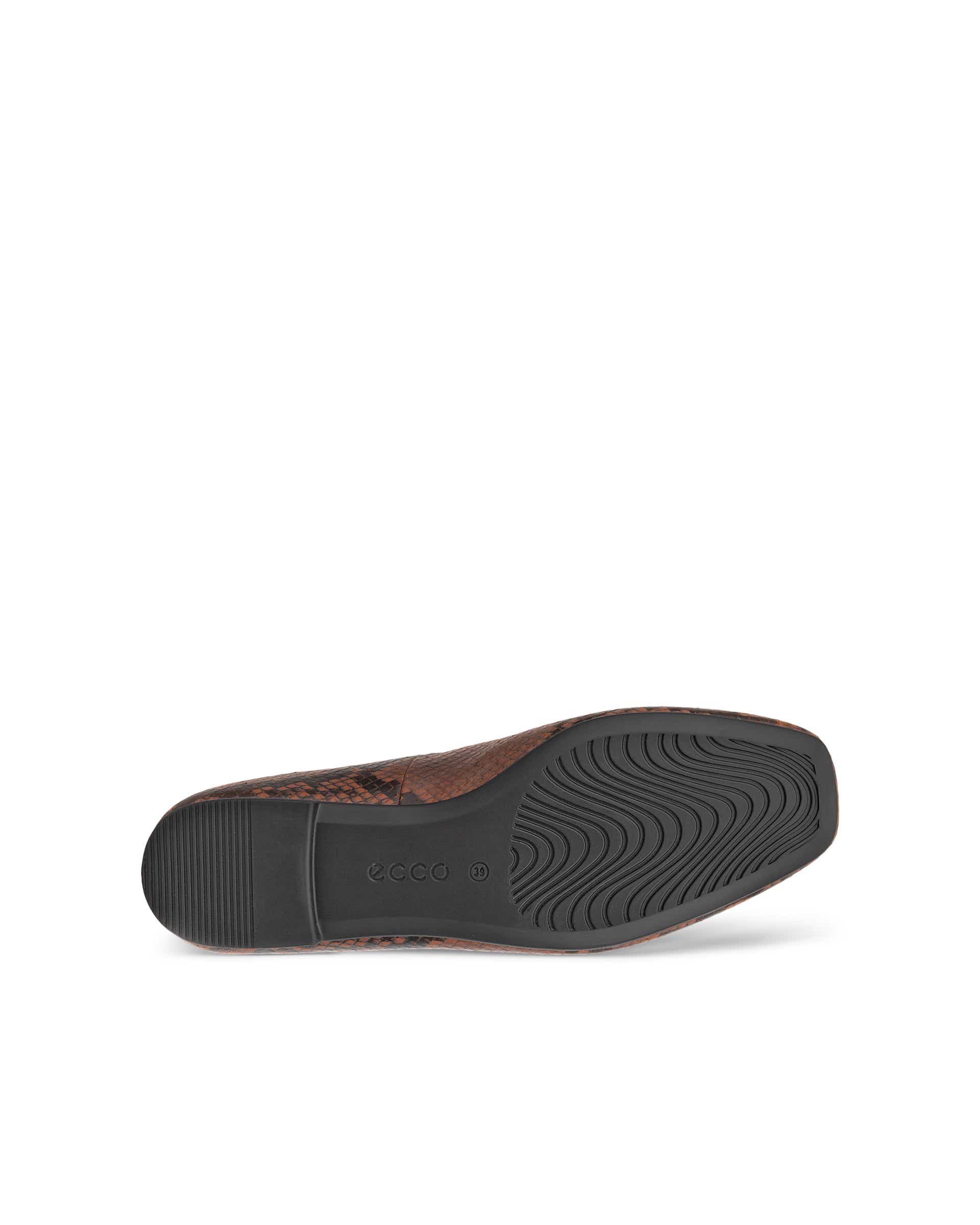 ECCO® MARGOT ballerines en cuir pour femme - Marron - Sole