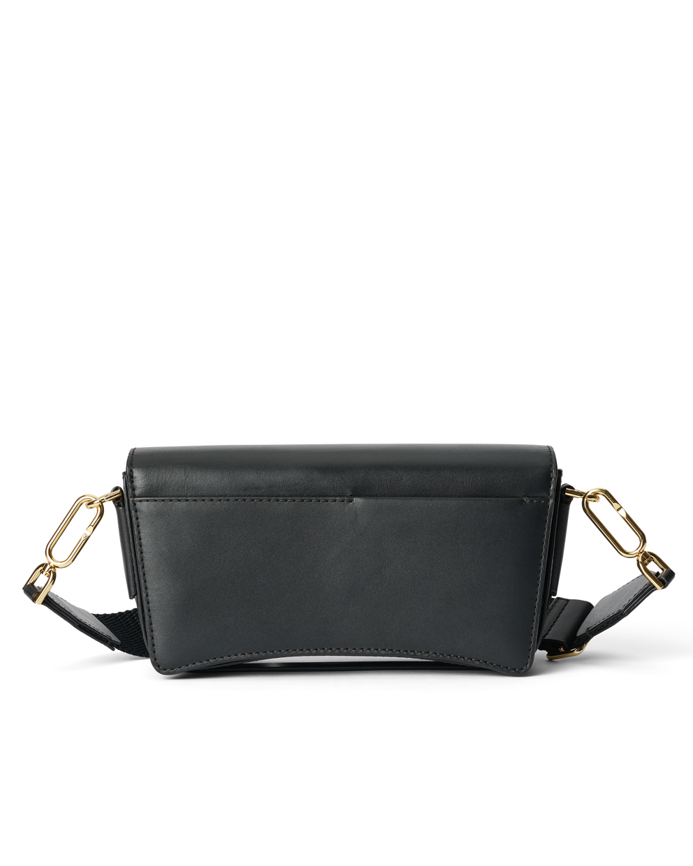 ECCO® Lock Wave Leather Crossbody Bag - Black - Back