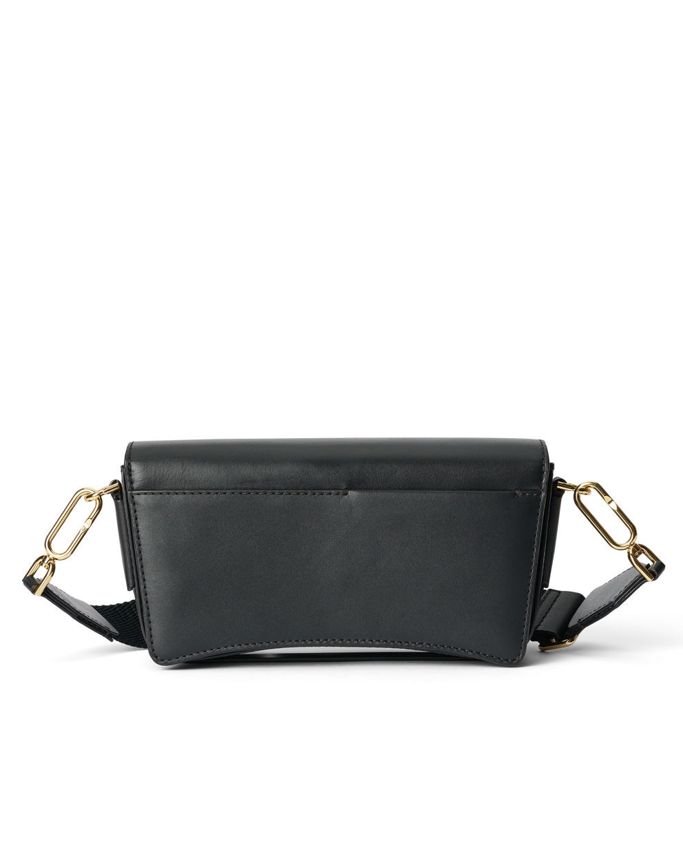 ECCO® Pinch Leather Crossbody Bag - Black - Back