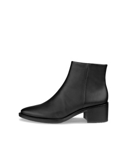 Women's ECCO® Shape 35 Sartorelle Leather Ankle Boot - Black - Outside