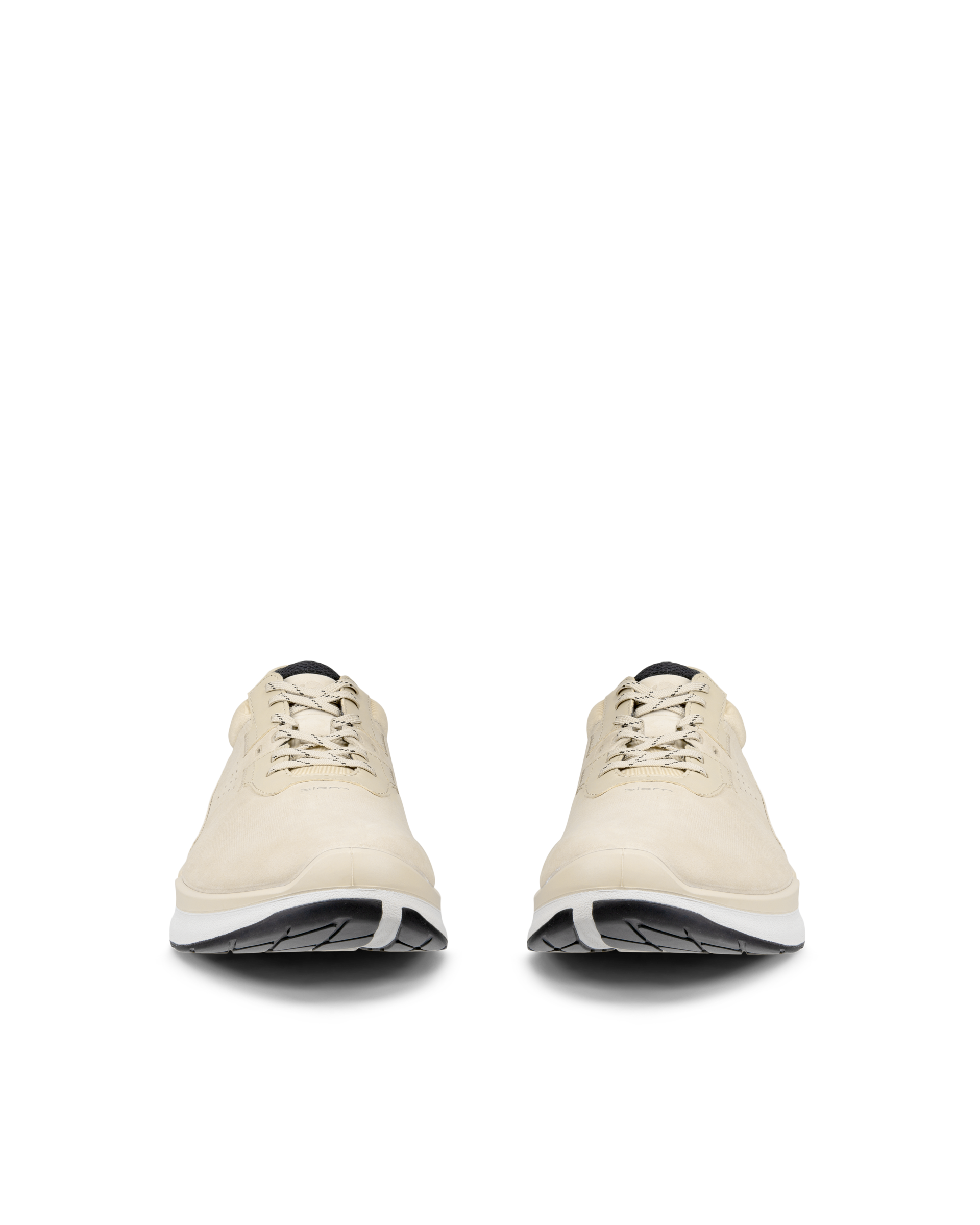 ECCO® Biom 2.2 baskets en nubuck pour homme - Beige - Front pair