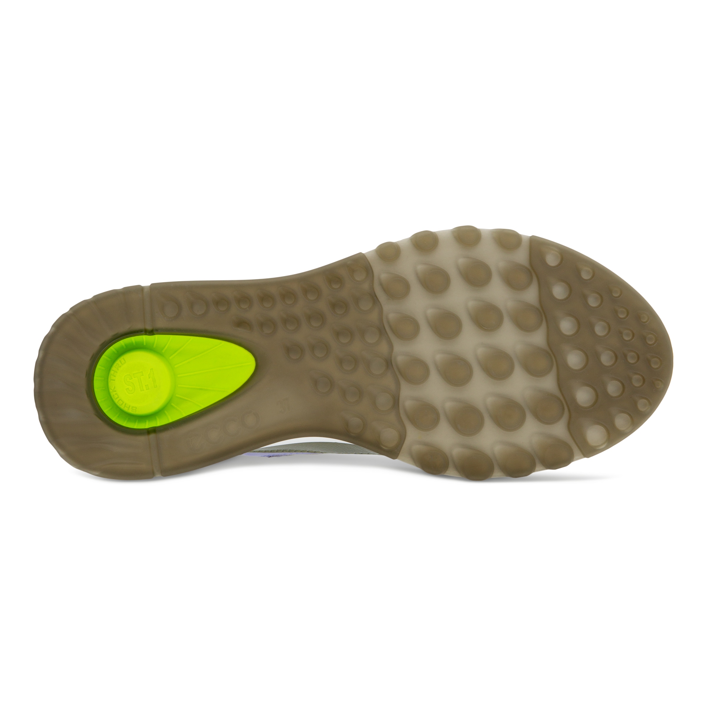 Zapatillas de piel ECCO® ST.1 para mujer - Verde - Sole