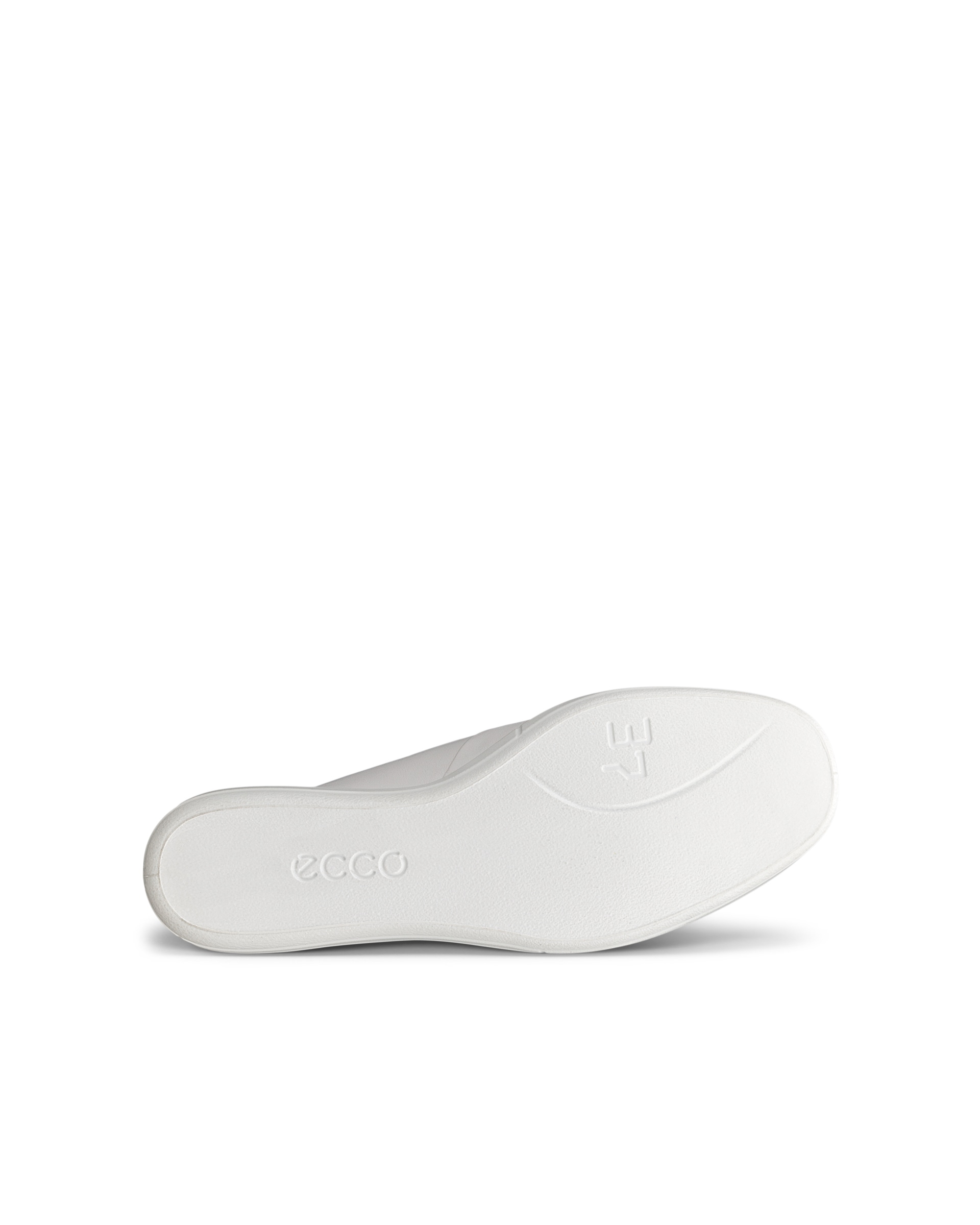 Women's ECCO® Simpil Leather Slip-On - White - Sole