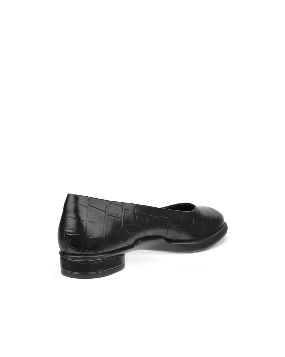 ECCO® Sculpted LX ballerines en cuir pour femme - Noir - Back