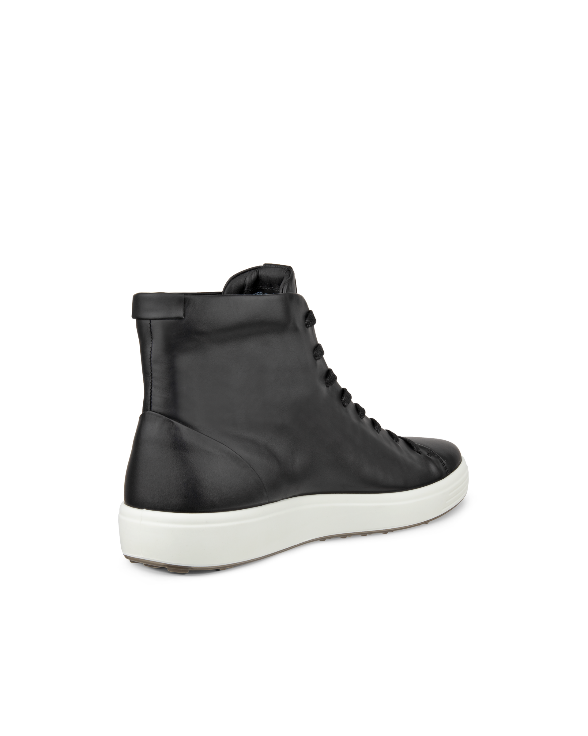 Men's ECCO® Soft 7 Leather Lace-Up Boot | Black
