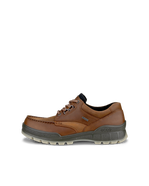 Zapatos de piel con puntera pespunteada Gore-Tex ECCO® Track 25 para hombre - Marrón - Outside