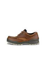 Men's ECCO® Track 25 Leather Gore-Tex Moc-Toe Shoe - Brown - Outside