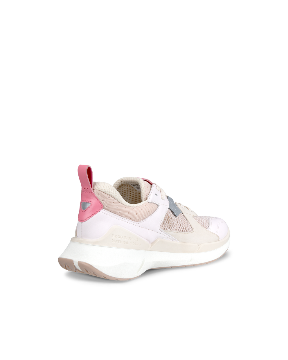 Women's ECCO® Biom 2.2 Leather Sneaker - Pink - Back