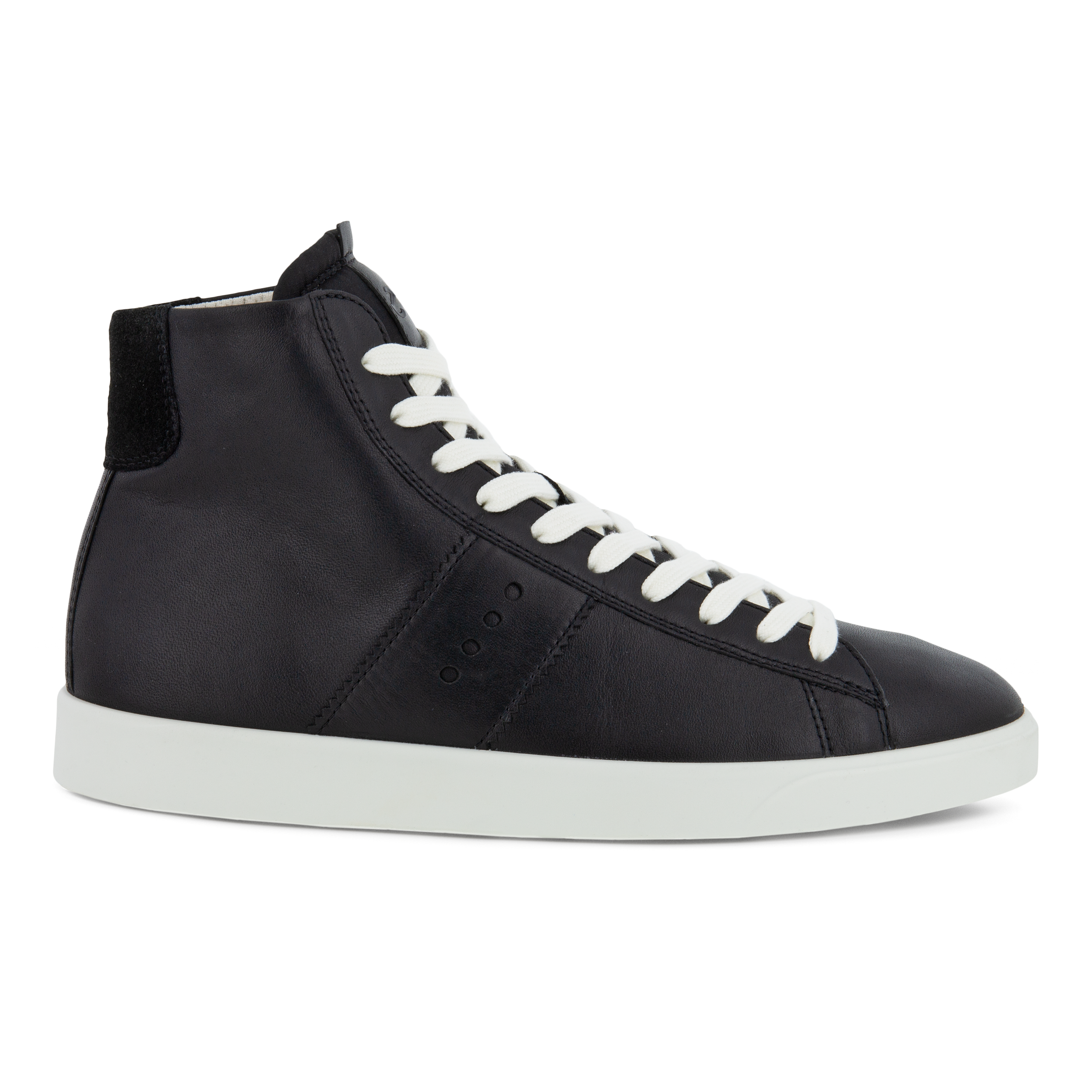 ecco black high tops